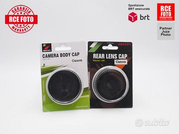 TAPPI CANON KIT CORPO+OTTICA - BODY CAP + LENS CAP