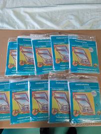 zanzariere 10 PZ  con 4 ganci nuove