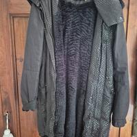 parka donna nero Met