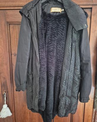 parka donna nero Met