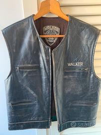 Gilet in pelle vintage WALKER