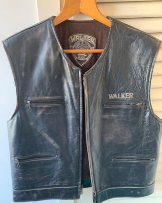 Gilet in pelle vintage WALKER