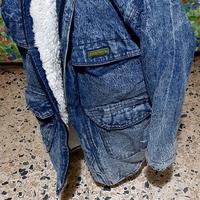 pesante giaccone jeans 