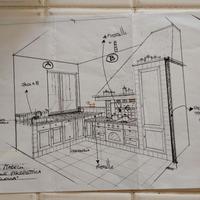 cucina con elettrodomestici a incasso  inclusi