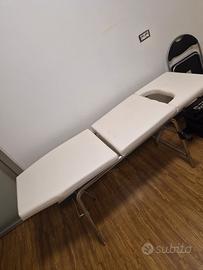 lettino fisioterapia estetista massaggi
