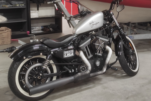 Sportster 883 R con kit 1200 S&S