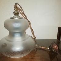 lampada a sospensione vintage