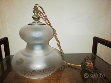 lampada a sospensione vintage
