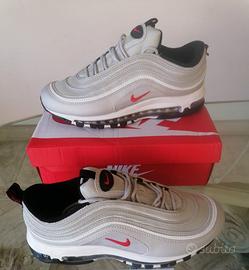 Nike Air Max 97 Silver EU 44 Nuove con Scatola 