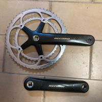 Guarnitura campagnolo record carbon prima serie