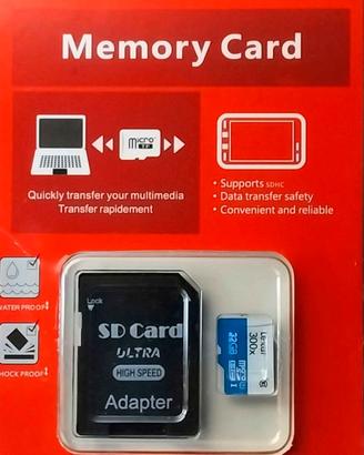 MICRO SCHEDA SD LEXAR 32 GB + ADATTATORE