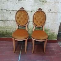 Coppia di sedie anni 70