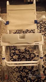 Carrozzina doccia e wc aquatec ocean invacare