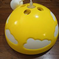 Lampada a sospensione vintage gialla 'Skojig
