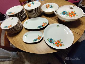 servizio piatti vintage