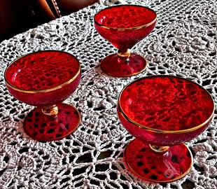 bicchierini filo d'oro 