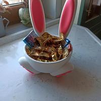 Cestino Pasquale con orecchie da coniglio