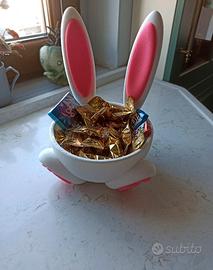 Cestino Pasquale con orecchie da coniglio