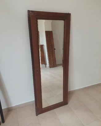 Specchiera con specchio molato