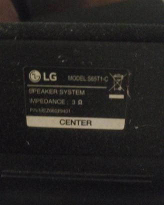 Channel 5.1 LG  senza lettore 