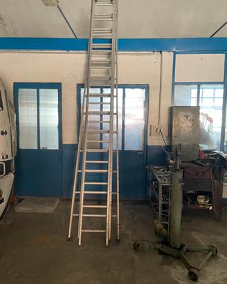 SCALA ALLUMINIO 3 x13 GRADINI - CHIUSA 4 MT.