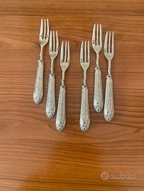 Sei forchette dessert bagnate 800 AB ITALY