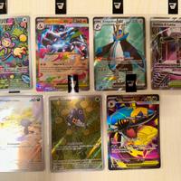 Lotto carte pokemon fiamme spettrali