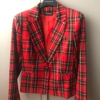 Giacca scozzese donna