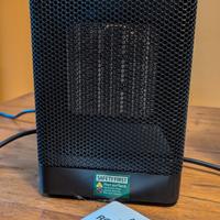 Mini stufetta elettrica rotante con telecomando