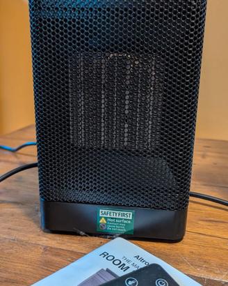 Mini stufetta elettrica rotante con telecomando
