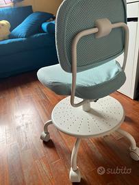 Sedia per scrivania a ratelle per bambini