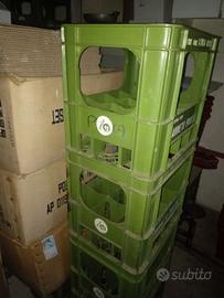 cassette plastica porta bottiglie vino 12 scompart