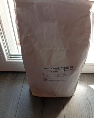 Sacco di argilla verde  da 3 kg