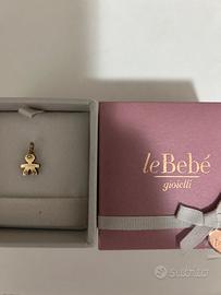 Ciondolo bimbo oro Le Bebé