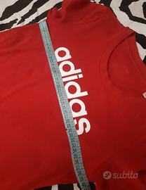 maglietta Adidas rossa 