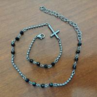 Bracciale collana Sector con croce (rosario)