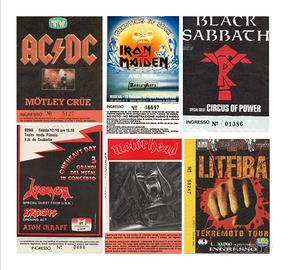 Biglietti concerti anni 80