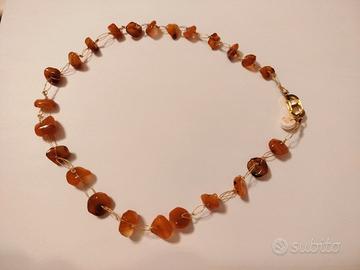 collana girocollo corniola