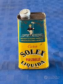 Latta vintage Cera Solex Liquida al silicone 1960