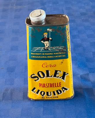 Latta vintage Cera Solex Liquida al silicone 1960