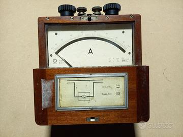 Amperometro CGS Made In Italia HC18T Vintage Anni