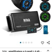Impianto audio marino