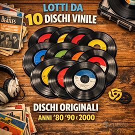 Lotto 10 dischi vinile 45 giri – originali