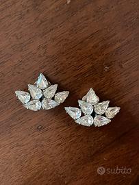 Orecchini a clip con cristalli vintage