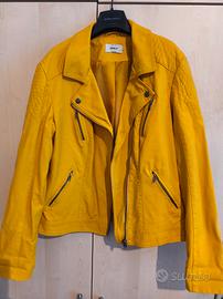 Giacchino di pelle giallo