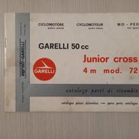 Catalogo Ricambi GARELLI JUNIOR CROSS 4 MARCE 1972