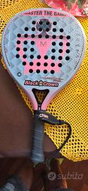 Black Crown  hurricane 2.0 pro padel racchetta