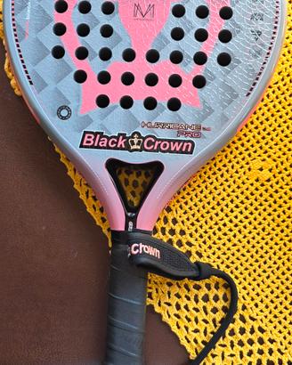 Black Crown  hurricane 2.0 pro padel racchetta