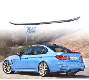 SPOILER ALETTONE BMW F30 F80 LOOK M3 NERO LUCIDO