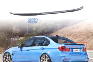 SPOILER ALETTONE BMW F30 F80 LOOK M3 NERO LUCIDO